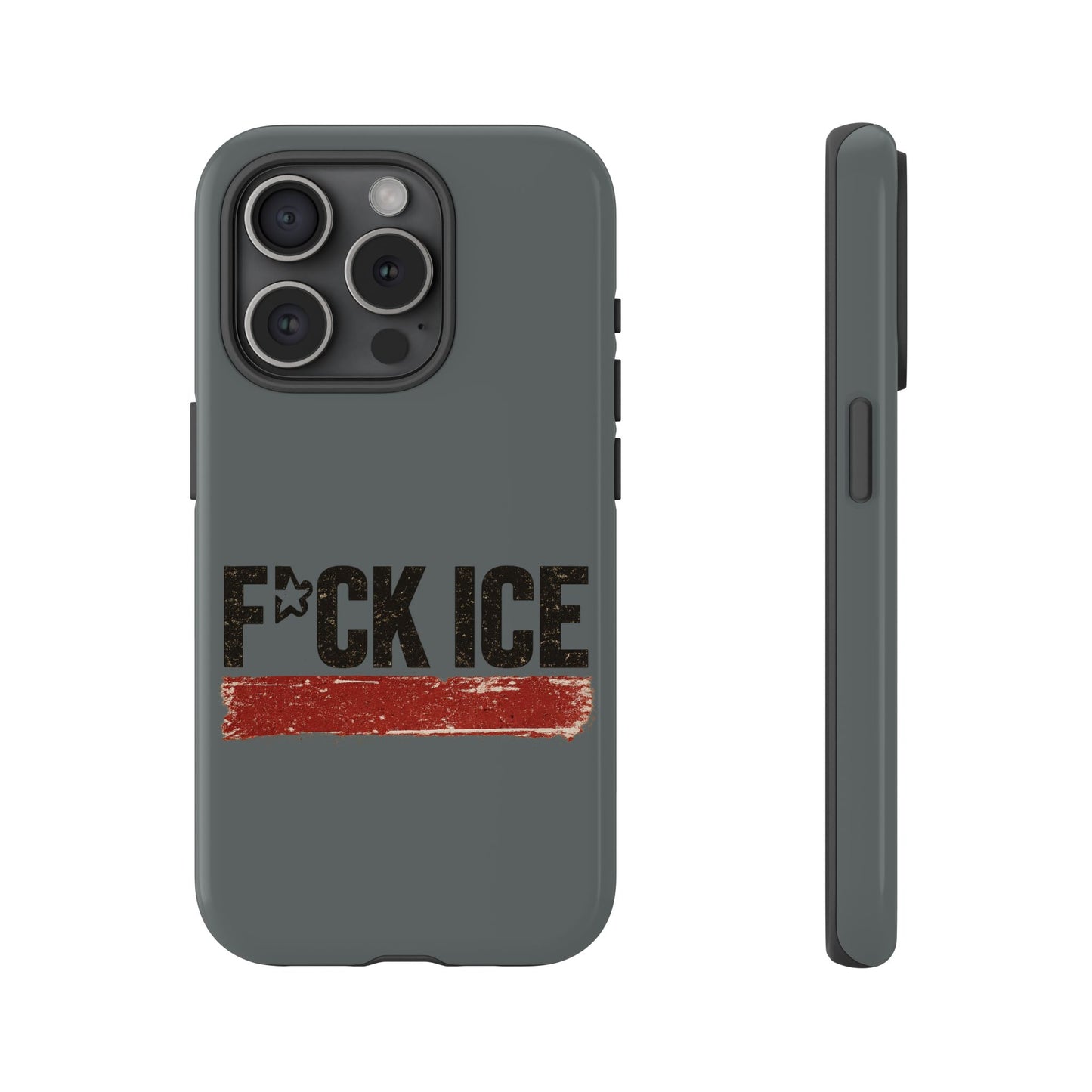 Phone Case - "F*CK ICE" Distressed Protest Design