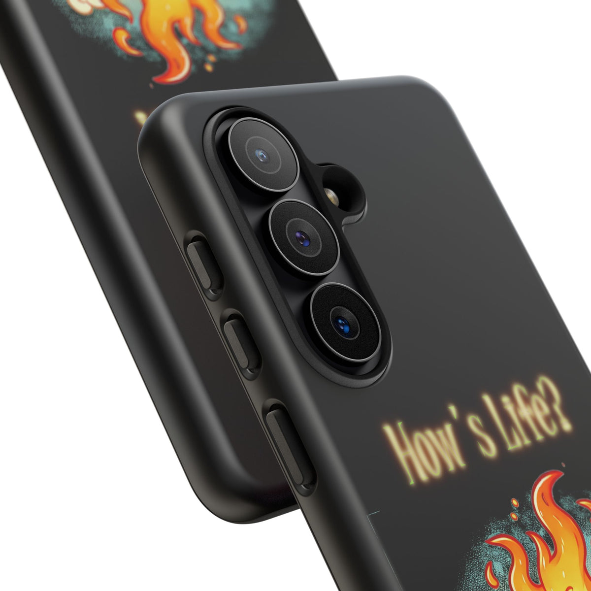 How's Life? Flaming Dumpster Phone Case