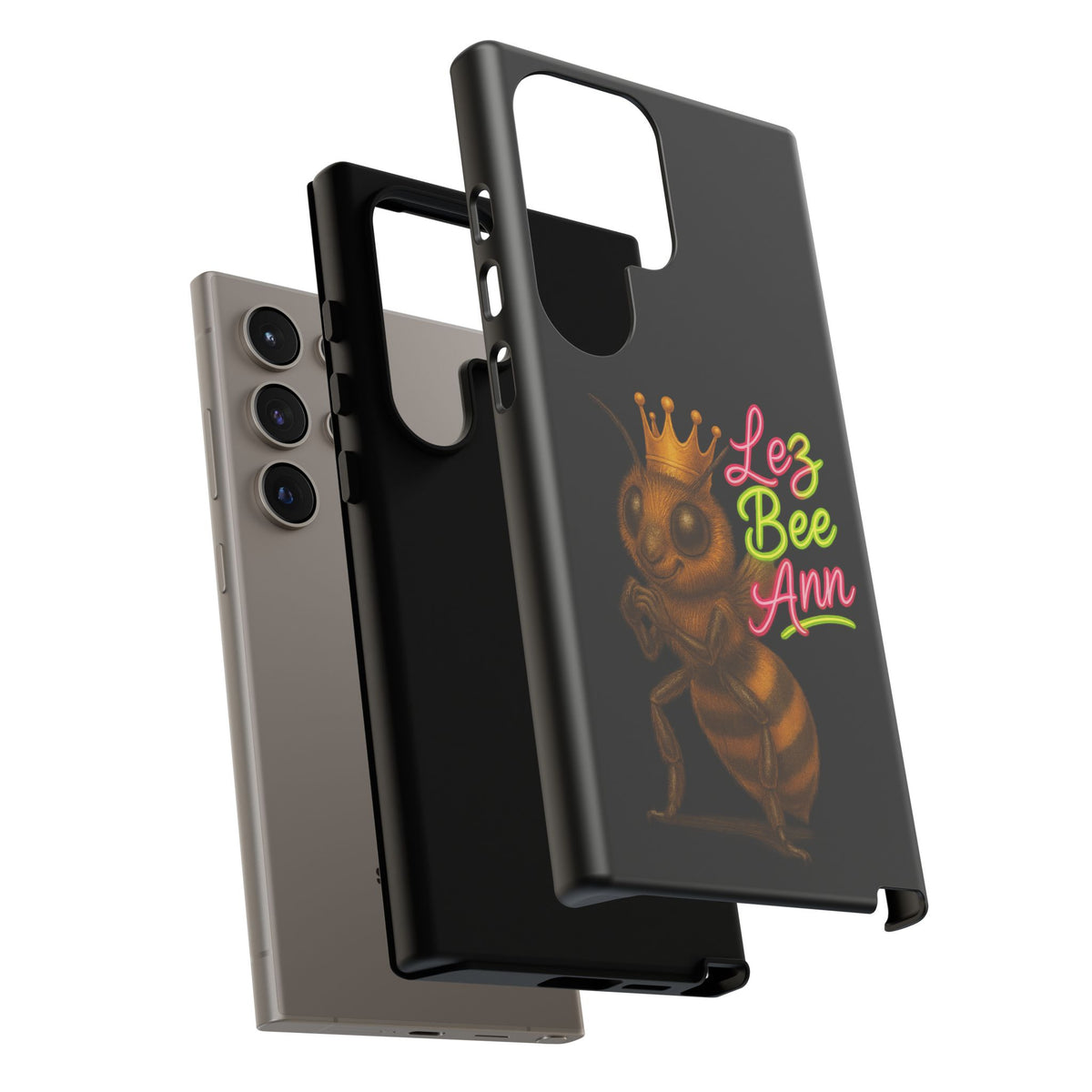 Phone Case — 'Lez Bee Ann' Queen Bee Tough Protective Cover