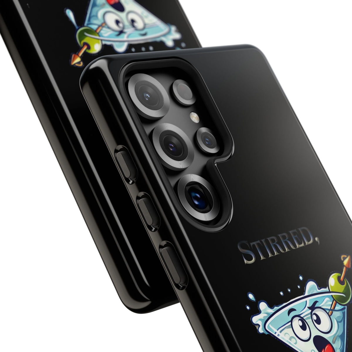 Stirred Not Shaken Phone Case — Funny Martini Cocktail Design
