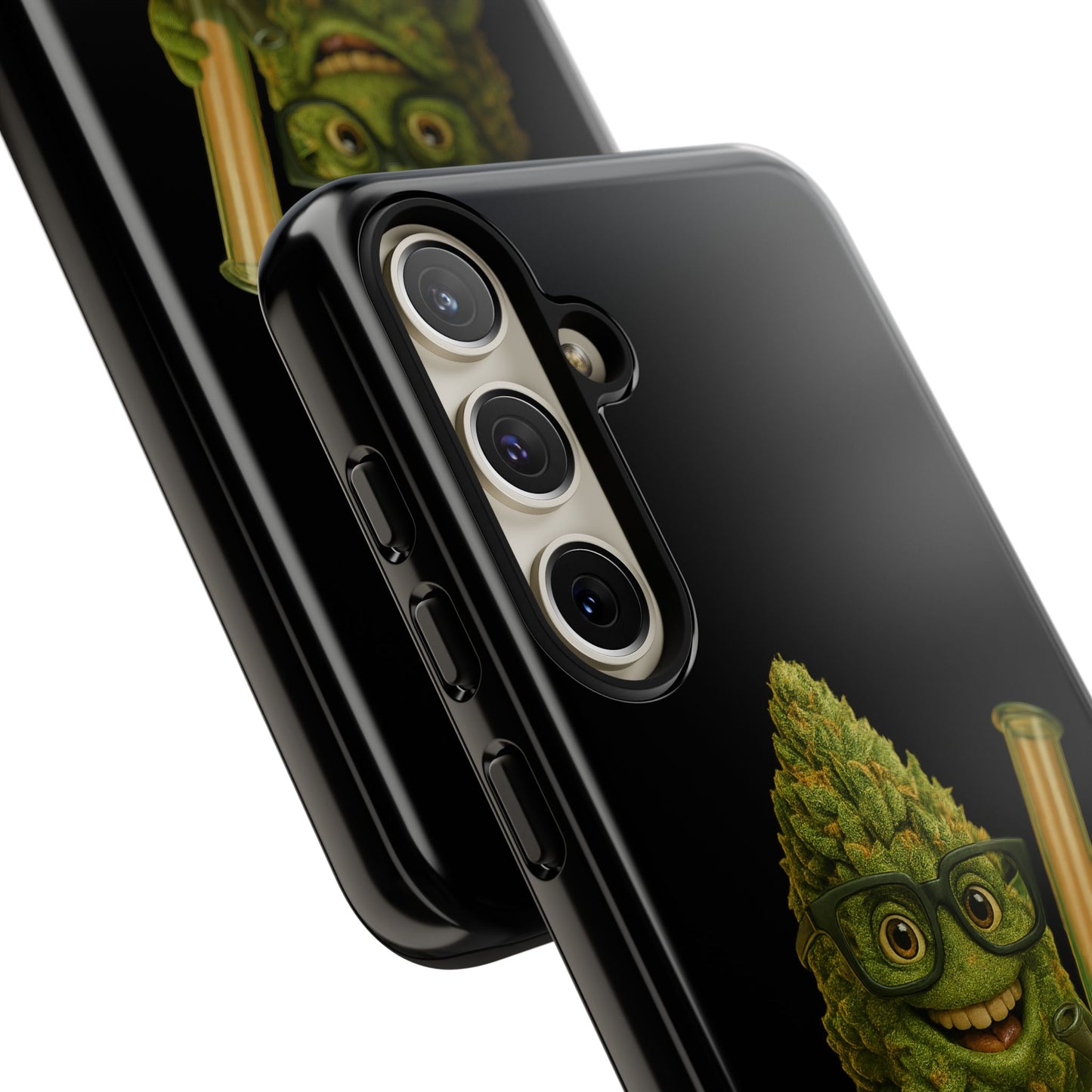 Phone Case — "Educated. Medicated. Elevated." Cute Bud Scientist Design