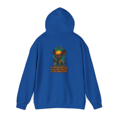 Creepy Mouse Hoodie — "Would Be Cheese in the Dark" Graphic Pullover