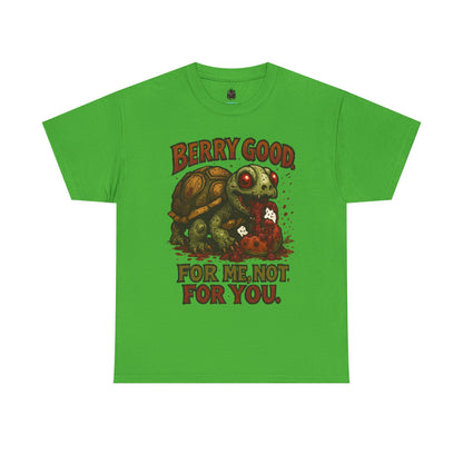 Berry Good Turtle T-Shirt | Cute Snack Stealing Turtle, Retro Graphic