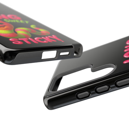Phone Case — "Long Sweet Sticky" Cute Candy Snake Protective Case