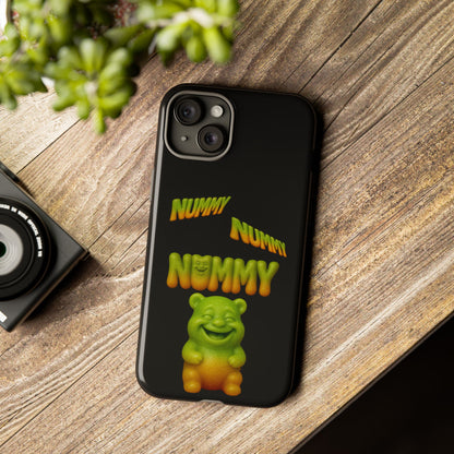 Nummy Gummy Phone Case — Cute Retro Green Gummy Bear Protective Case