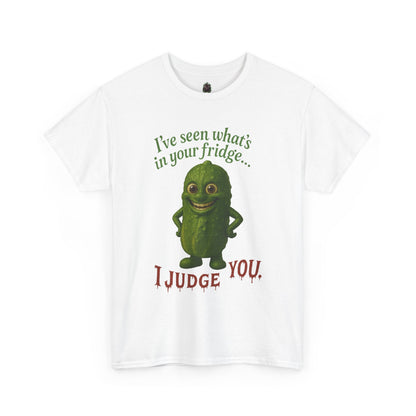 Judgmental Pickle – Funny Fridge T-Shirt