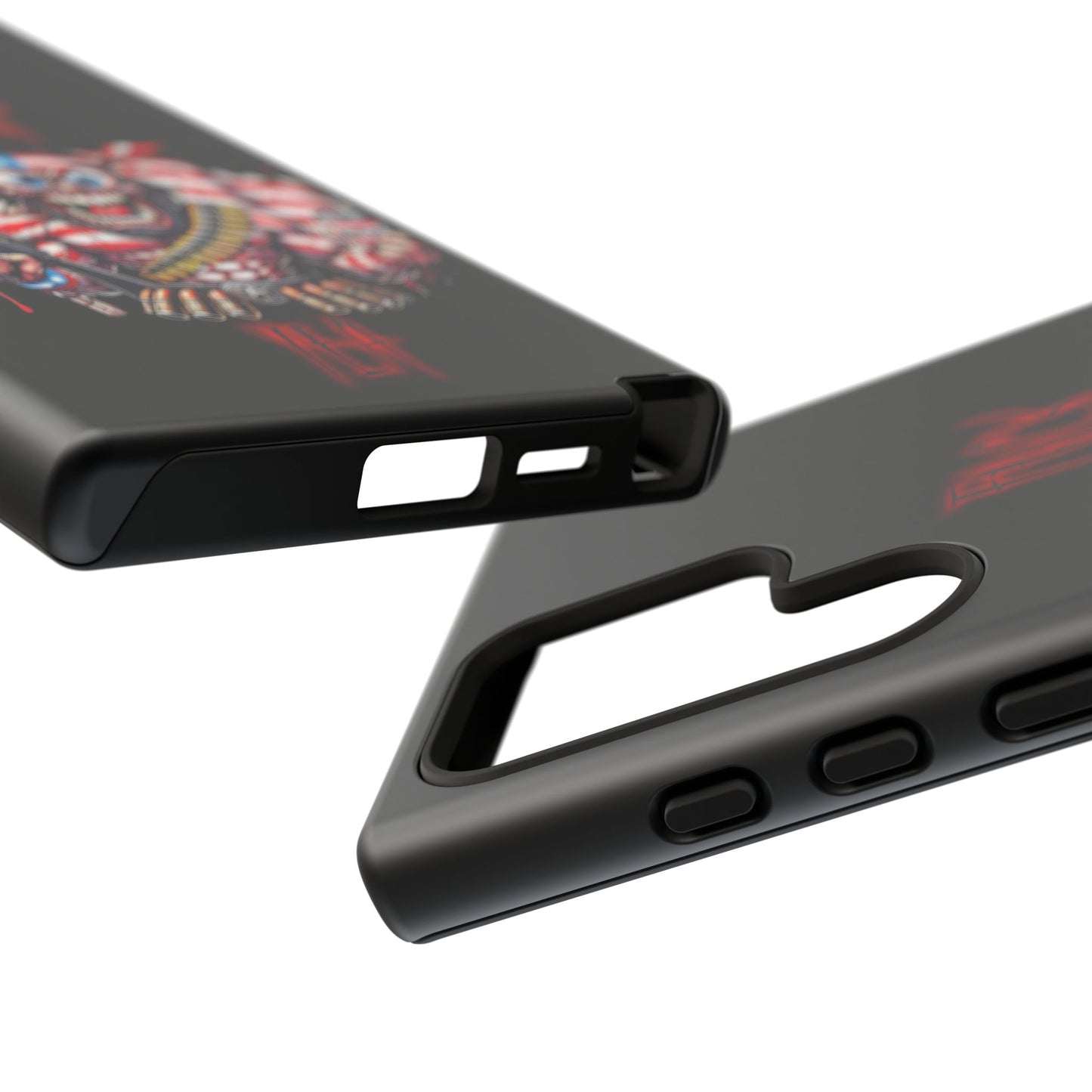 Phone Case — American Flag Skull Soldier Design (Tough Cases)