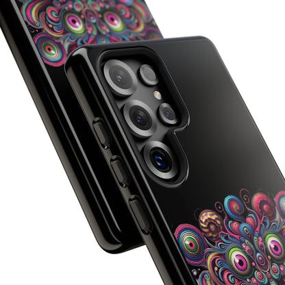 Psychedelic Smiling Eye Cluster Phone Case
