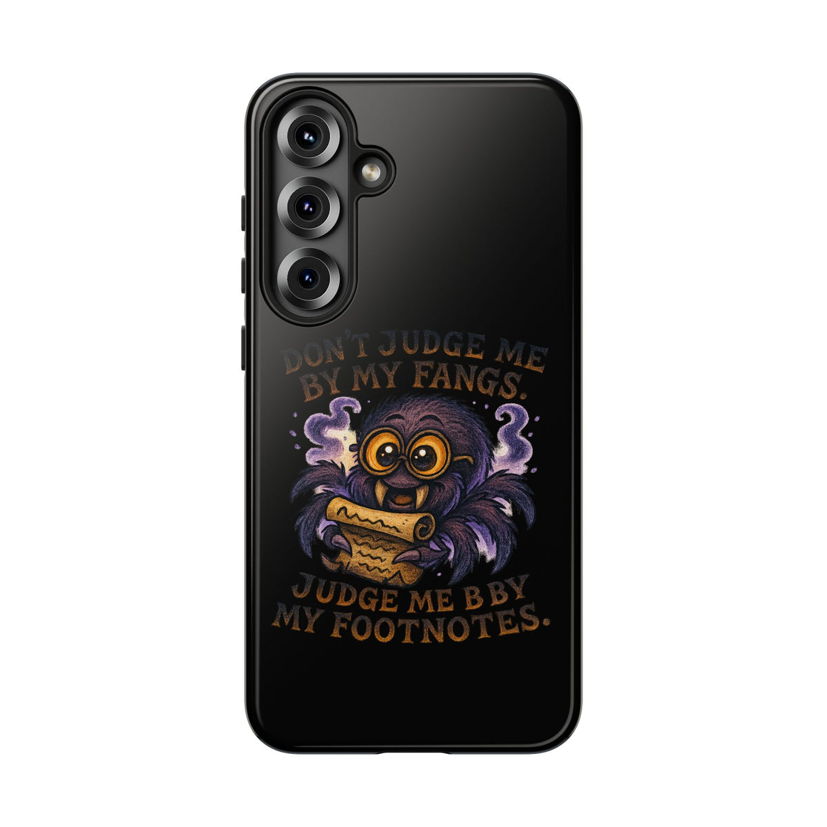 Phone Case — Fiery One-Eyed Demon with "I See Your Soul... And It's Disappointing"