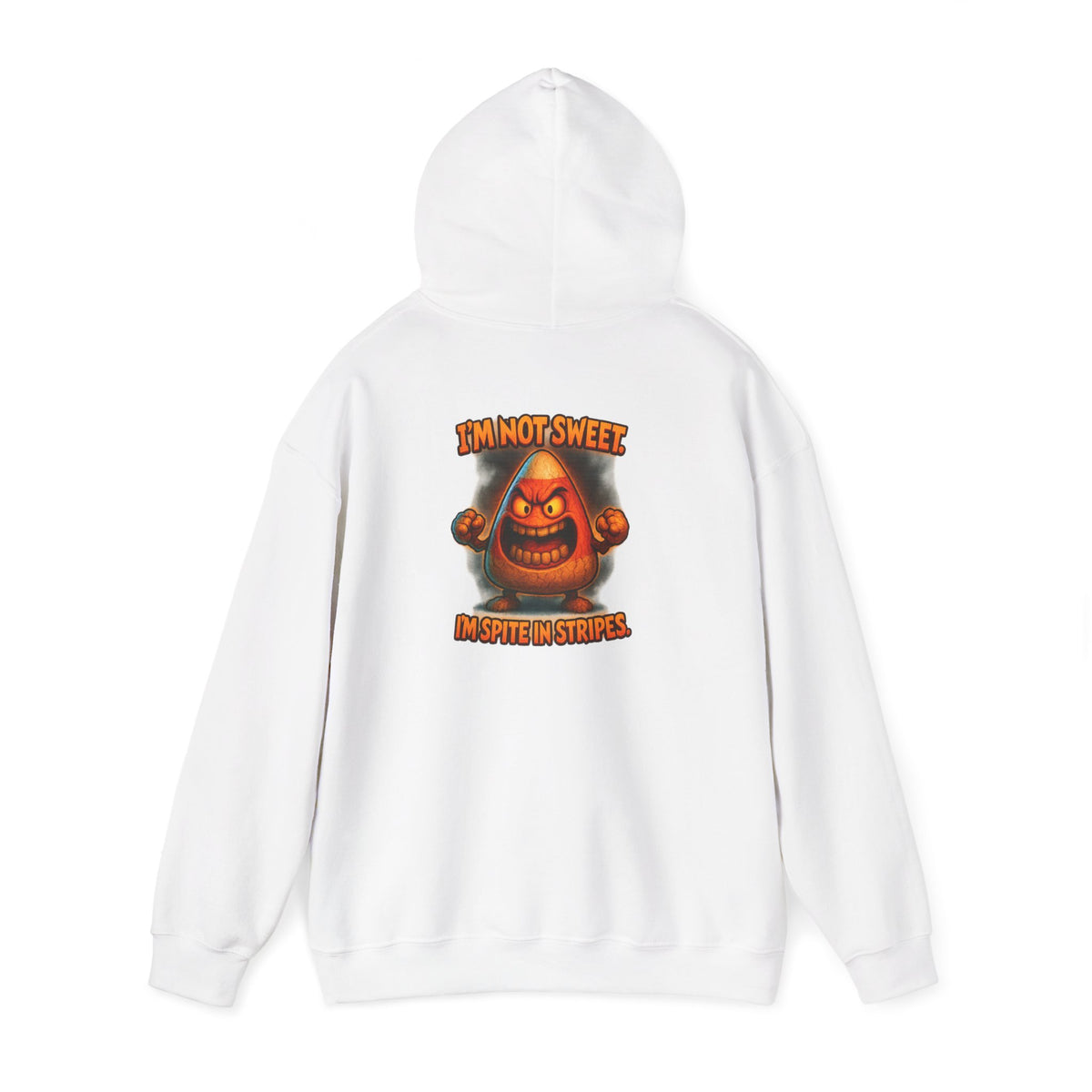 Hoodie — Angry Gnome Graphic "I'm No Gnome, In Spite of Stripes"