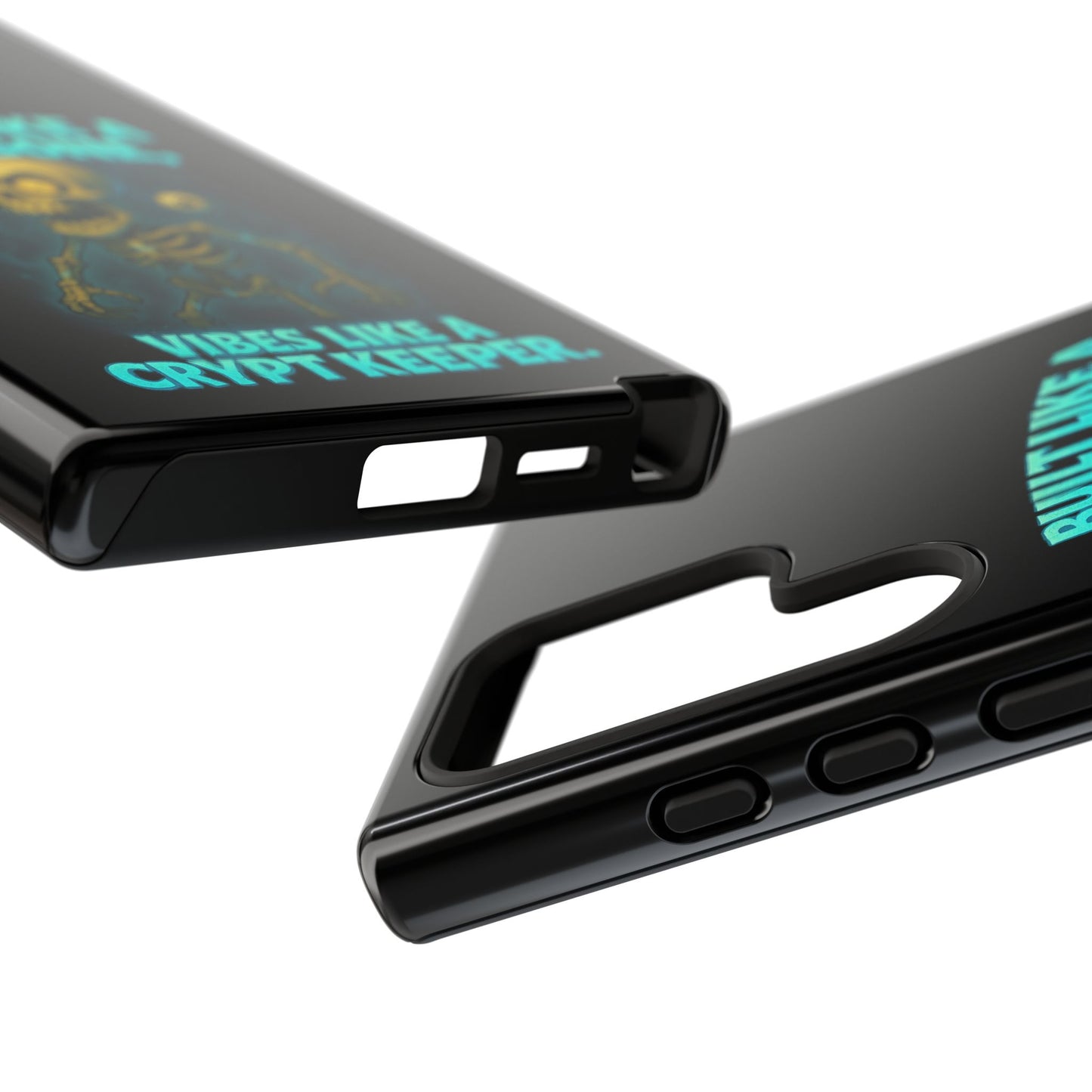 Phone Case — "Built Like a Wishbone, Vibes Like a Crypt Keeper" Skeleton Tough Case