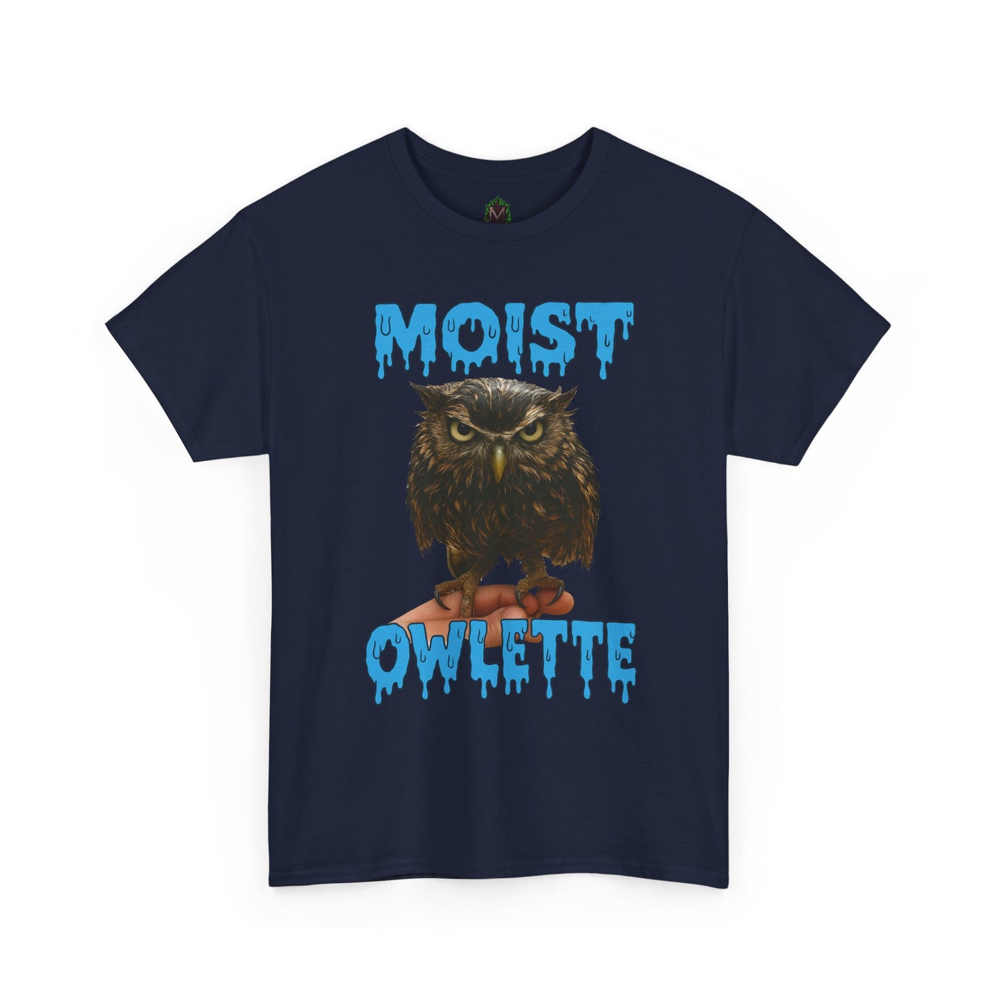 Moist Owlette T-Shirt | Cute Grumpy Owl Graphic