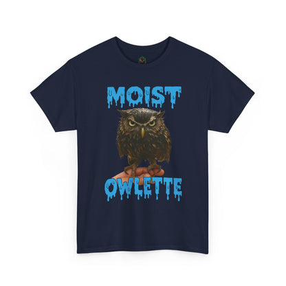 Moist Owlette T-Shirt | Cute Grumpy Owl Graphic