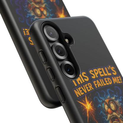 Wizard Phone Case — "This Spell's Never Failed Me!" Funny Magic Protective iPhone Cover