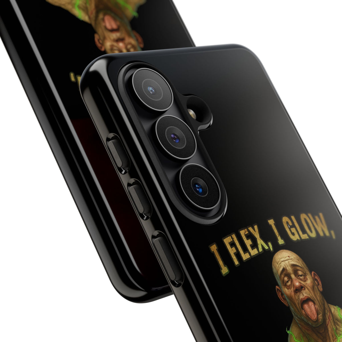 Phone Case — I Flex, I Glow Funny Muscular Guy Phone Cover