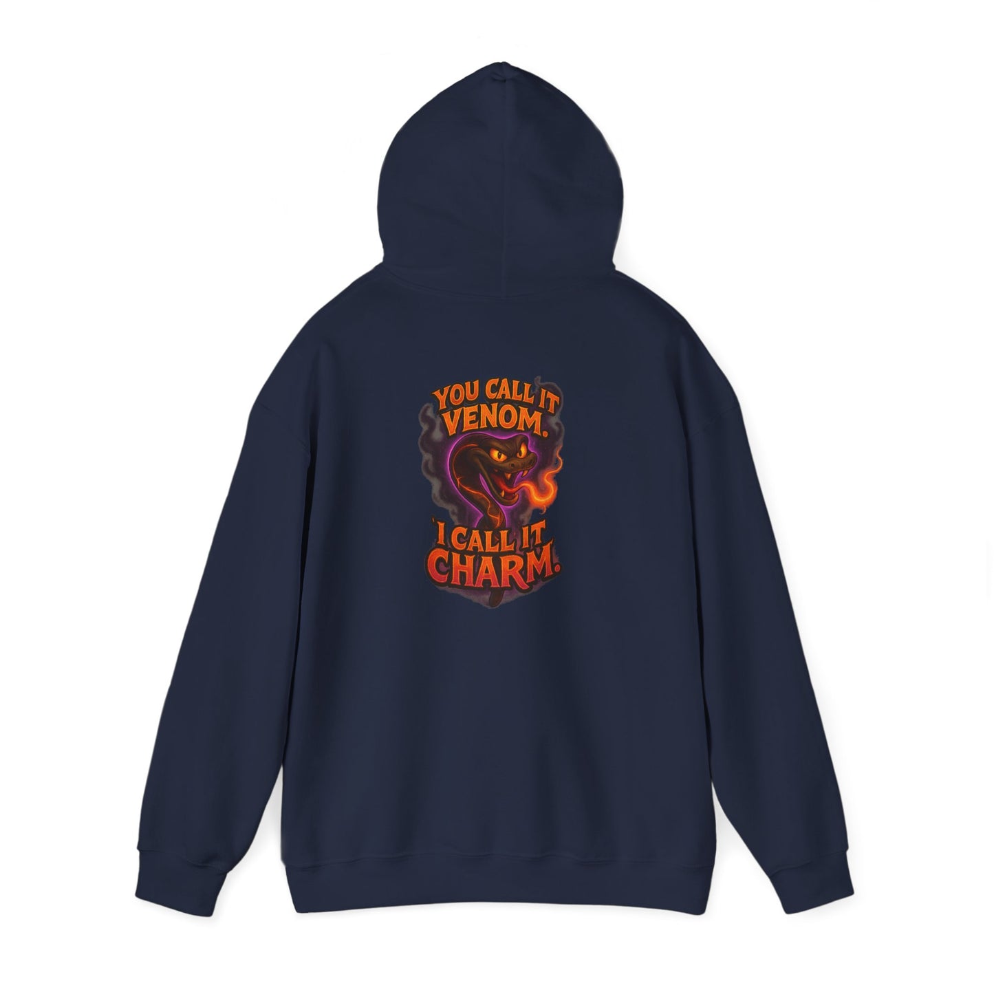 Venom I Call It Charm Hoodie — Spooky Snake Graphic Pullover