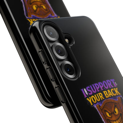 Phone Case — "I Support Your Back and Break Your Will" Funny Creepy Chair Design