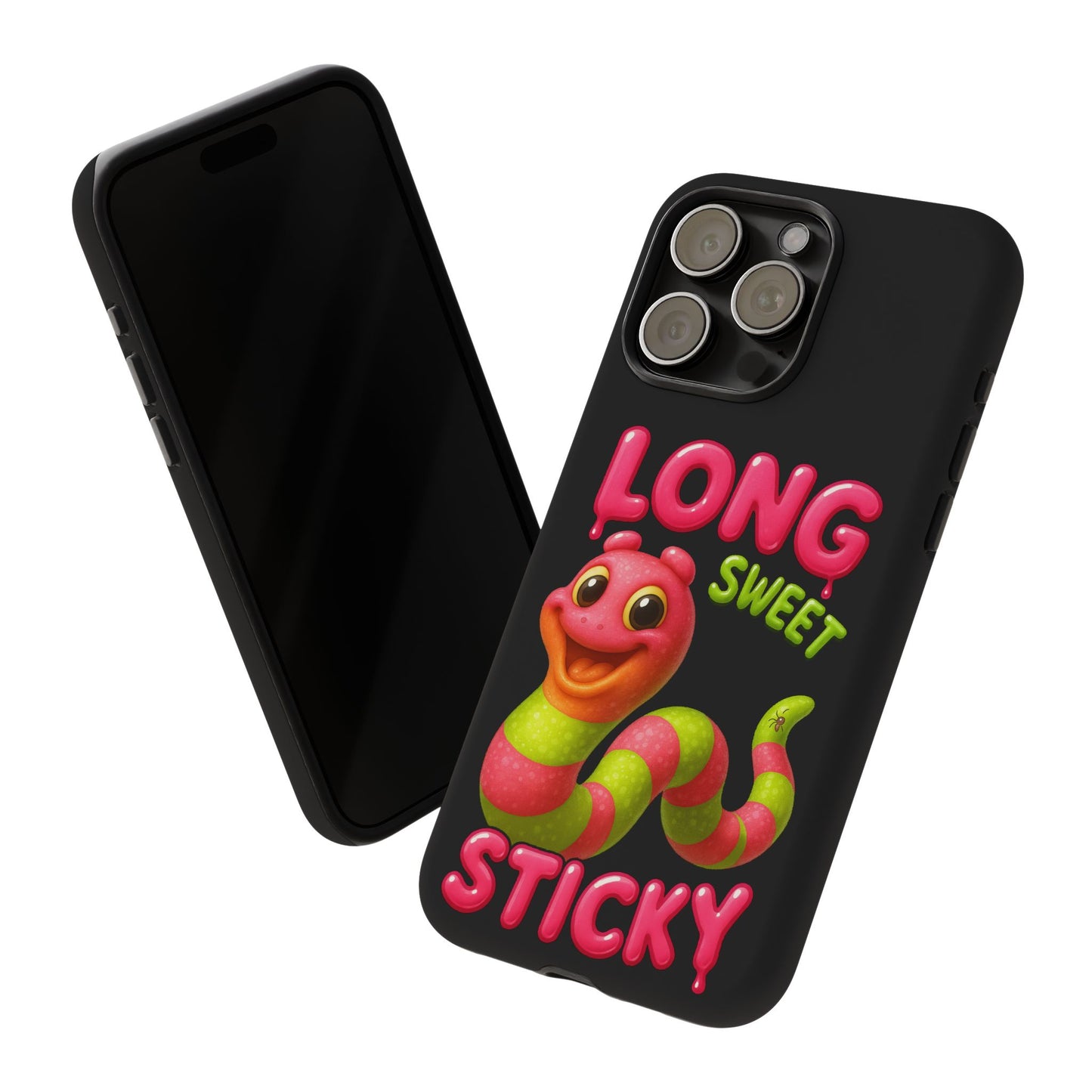 Phone Case — "Long Sweet Sticky" Cute Candy Snake Protective Case