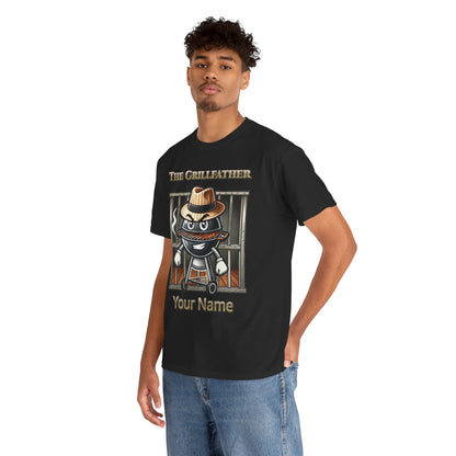 "The Grillfather" Personalized BBQ T-Shirt