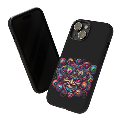 Psychedelic Smiling Eye Cluster Phone Case