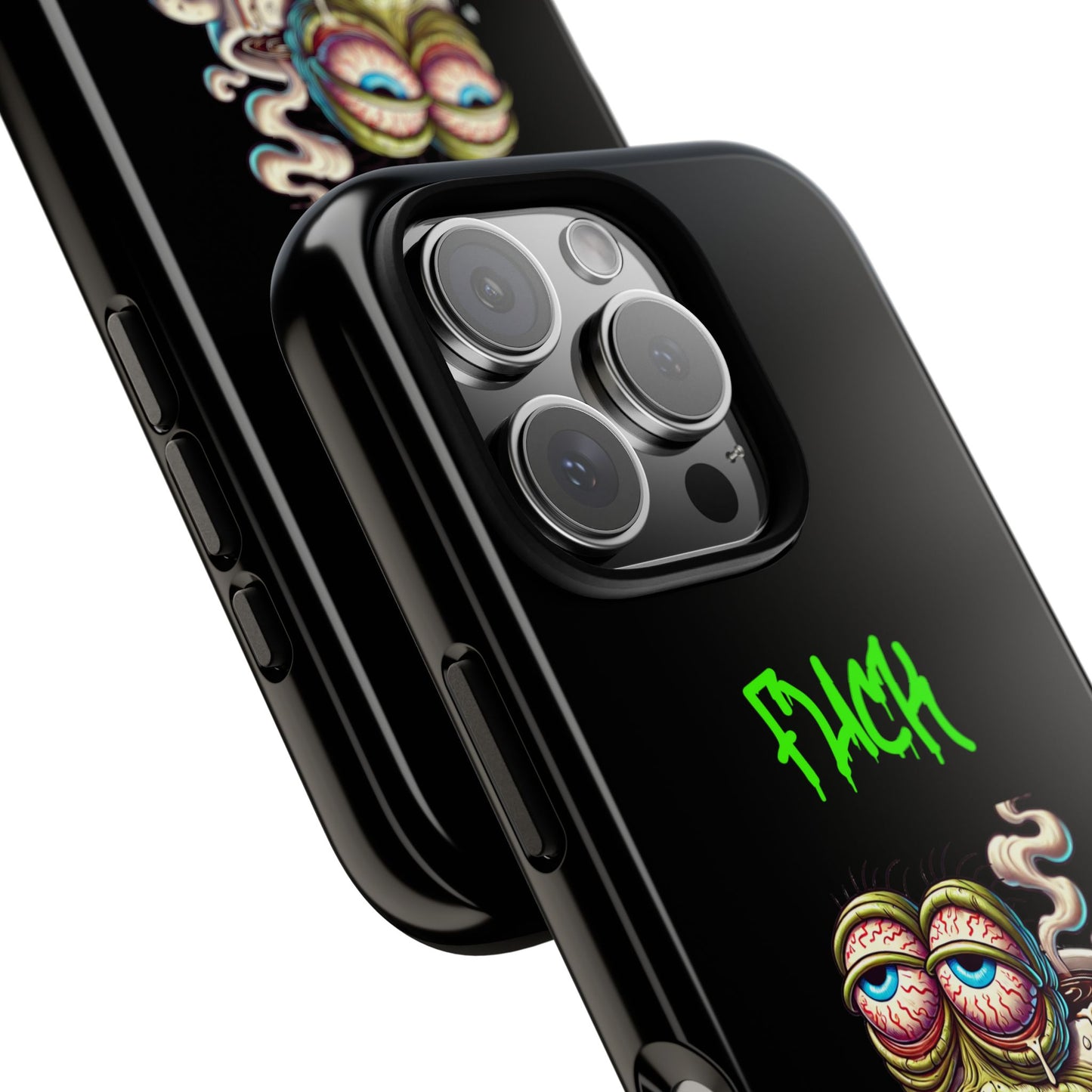 Phone Case — "F*** Monday" Grotesque Coffee Monster Shock Art
