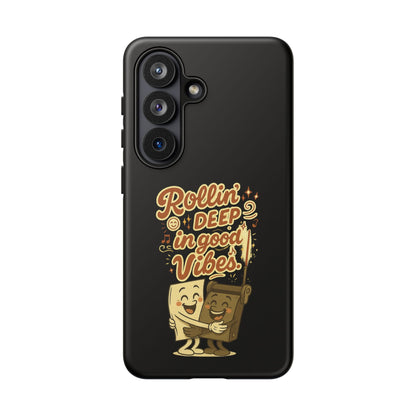 Phone Case — "Rollin' Deep in Good Vibes" Cartoon Retro Design