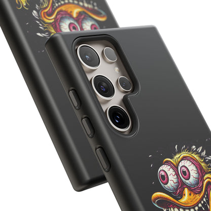 Duck Monster Phone Case — Crazy Cartoon Eye Duck Shock Design Tough Case