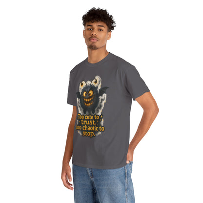 Too Cute To Trust Chaotic Monster T-Shirt | Cute Spooky Halloween Tee