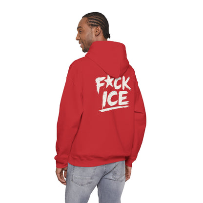 Hoodie — “F*ck Ice” Bold Graphic Back Print Hoodie