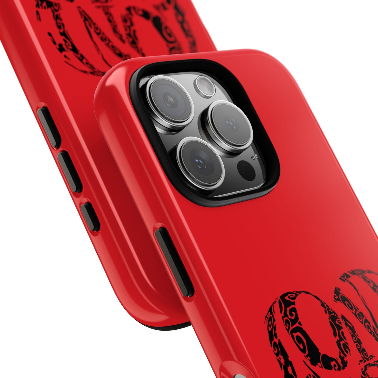 Red 'Love Justice' Heart Phone Case — Protective iPhone Cover, Valentine’s Gift