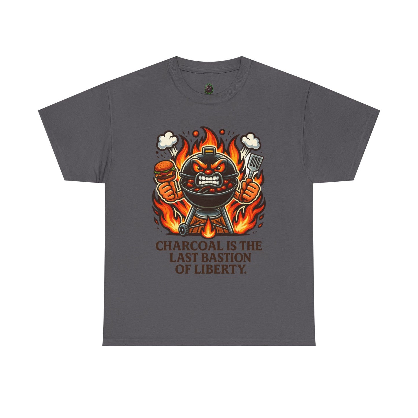 Charcoal Liberty – Angry Grill BBQ Patriot Tee