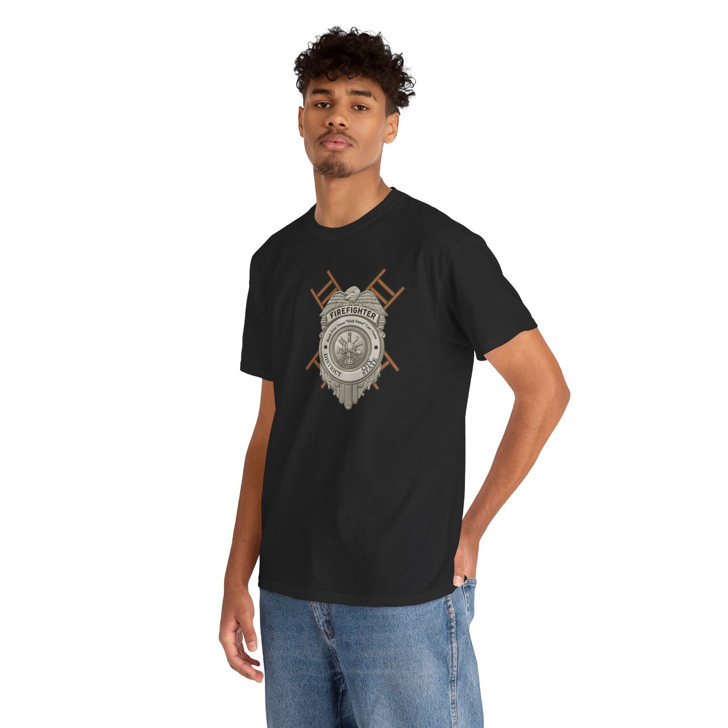 Strength in the Smoke – Courage Firefighter Tee
