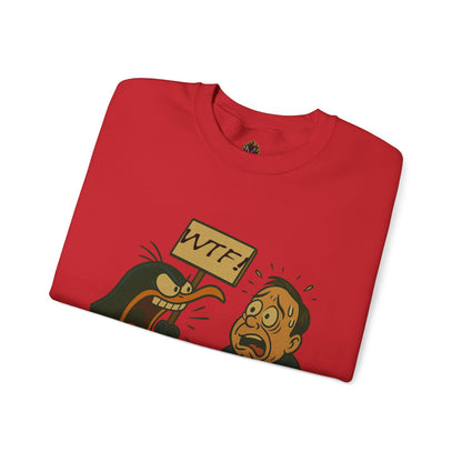 WTF Angry Penguin Crewneck Sweatshirt