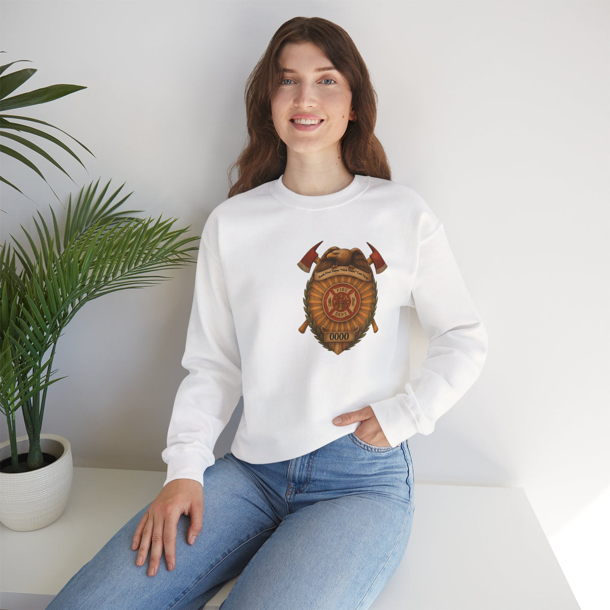 Firefighting: Not a Job, a Brotherhood Crewneck Sweatshirt