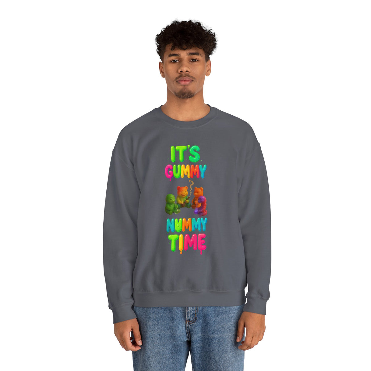 It’s Gummy Nummy Time Crewneck Sweatshirt