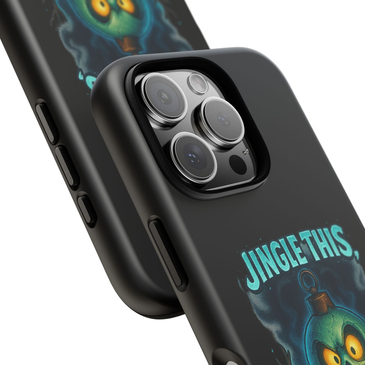 Phone Case - 'Jingle This, Santa' Spooky Holiday Protective Case