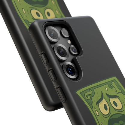 Phone Case — Funny Traumatized Dollar Bill Design ("I'm not dirty, I'm just traumatized")