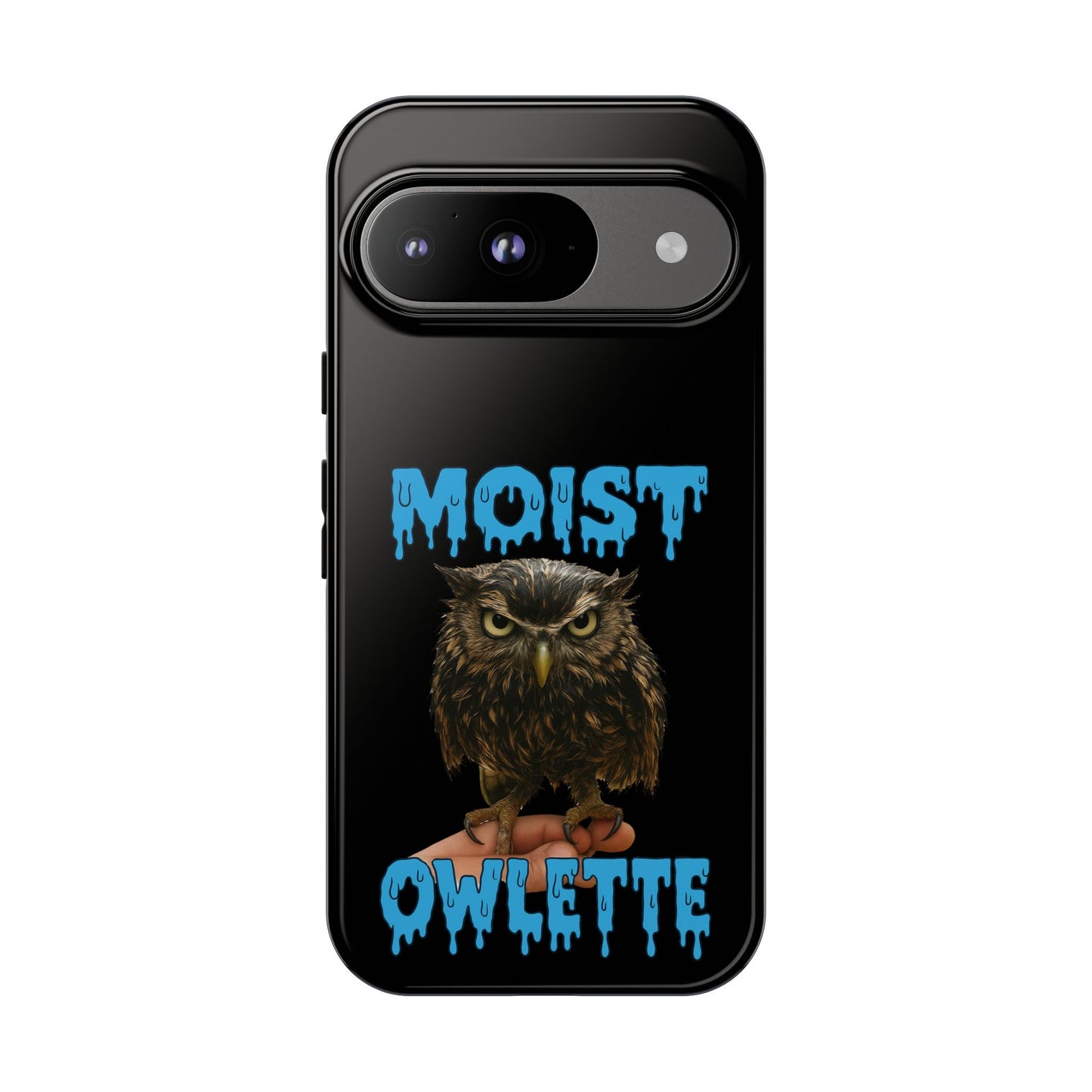 Moist Owlette Phone Case — Funny Owl Graphic Protective Case