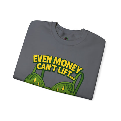Even Money Can’t Lift These Struggles – Funny Bra Sweatshirt