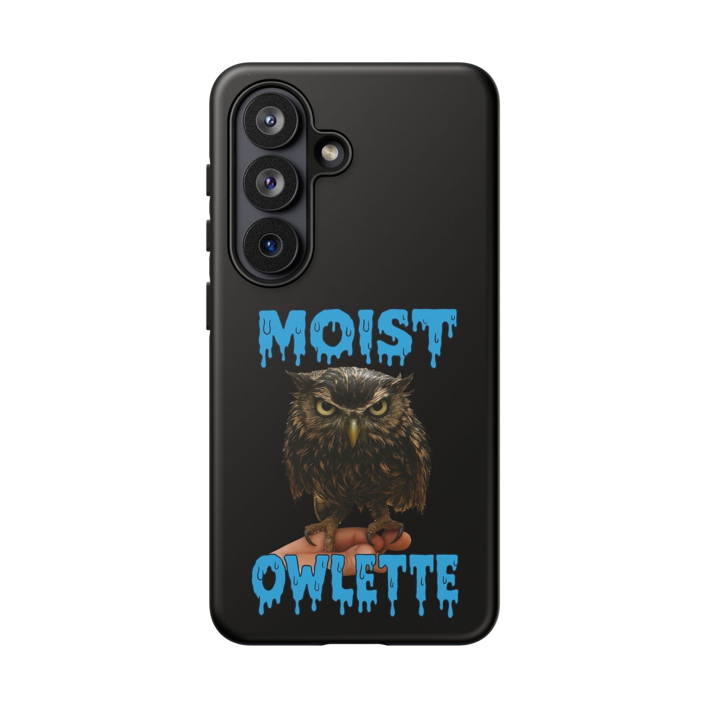 Moist Owlette Phone Case — Funny Owl Graphic Protective Case