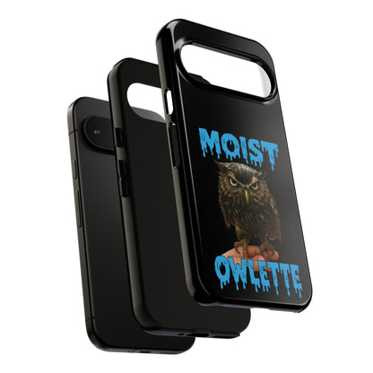 Moist Owlette Phone Case — Funny Owl Graphic Protective Case