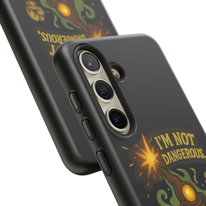 Phone Case — “I’m Not Dangerous, I’m Expressive” Monster Protective Case