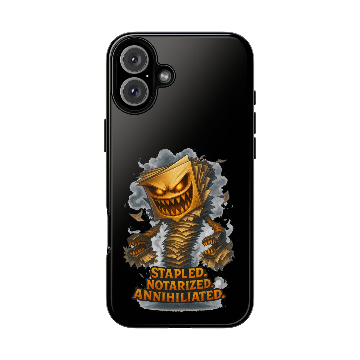 Phone Case — Stapled, Notarized, Annihilated Lightning-Fast Protective Case