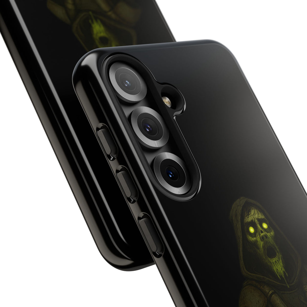 Phone Case — 'Toxic? Nah, Just Prophetically Unpleasant' Neon Grim Reaper Protective Cover