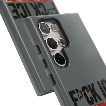 Phone Case - "F*CK ICE" Distressed Protest Design