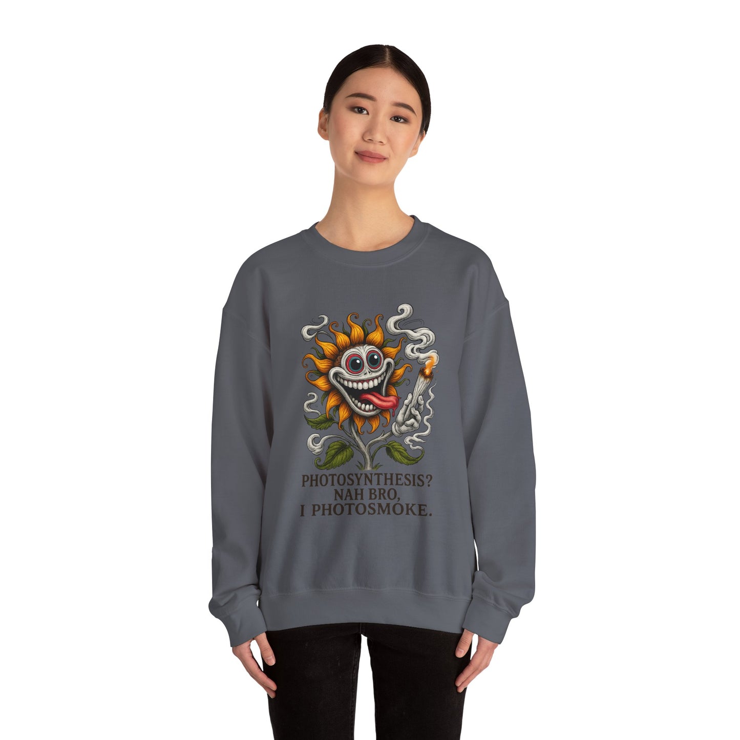 Photosmoke Sunflower Crewneck Sweatshirt
