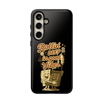 Phone Case — "Rollin' Deep in Good Vibes" Cartoon Retro Design