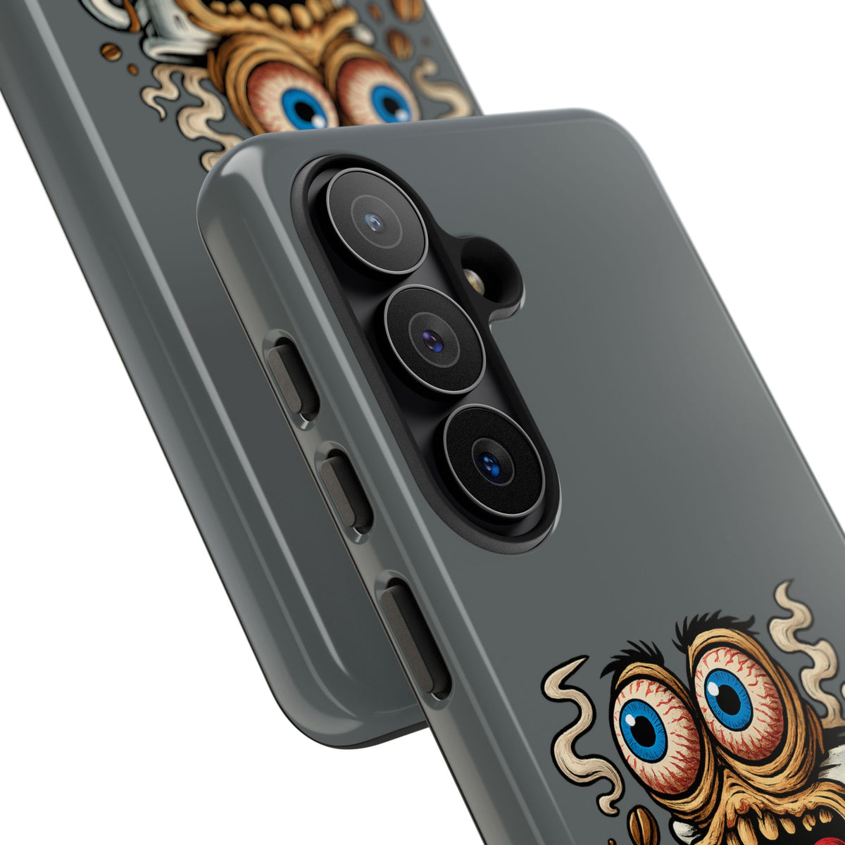 Phone Case — "This Isn't a Cup, It's a Cry for Help" Coffee Monster Design