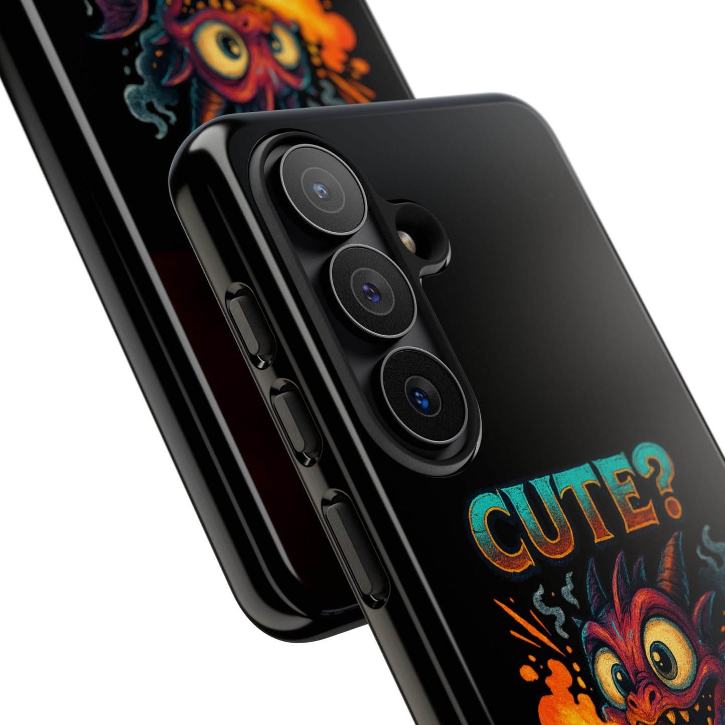 Phone Case — "Cute? I Prefer Dangerously Charming" Dragon Monster Protective Cover