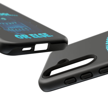 Stay Cool... Or Else. Phone Case — Neon Monster Protective iPhone Cover